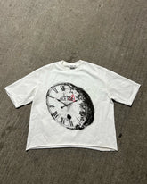 Threebooy Hip Hop Y2K T Shirt Streetwear Men Women Clothing Clock Graphic Print Short Sleeve Harajuku Trendy New Oversized T Shirt